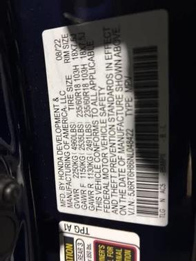 2022 Honda CR-V Hybrid EX-L