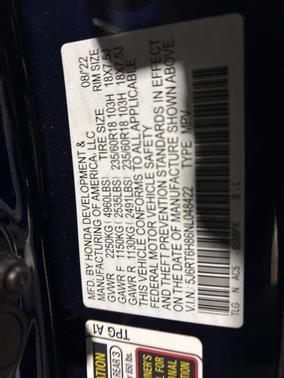 2022 Honda CR-V Hybrid EX-L