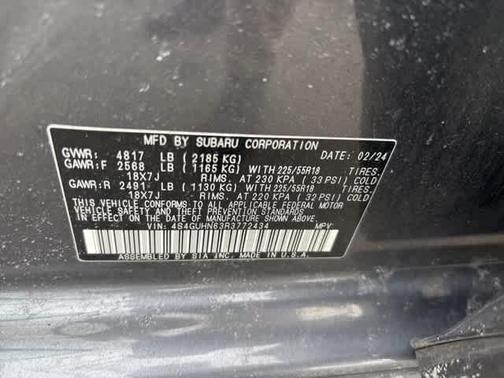 2024 Subaru Crosstrek Limited