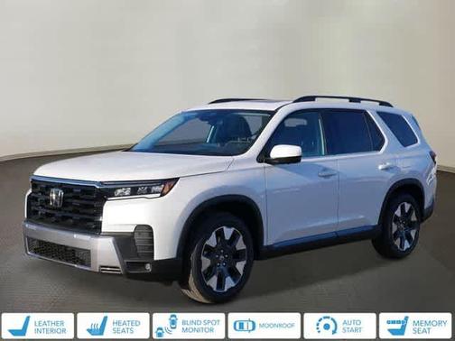 Platinum White Pearl 2026 Honda Pilot Elite