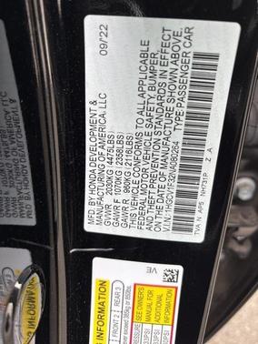 2022 Honda Accord Sport 1.5T