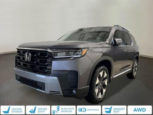 Modern Steel Metallic 2026 Honda Pilot Elite