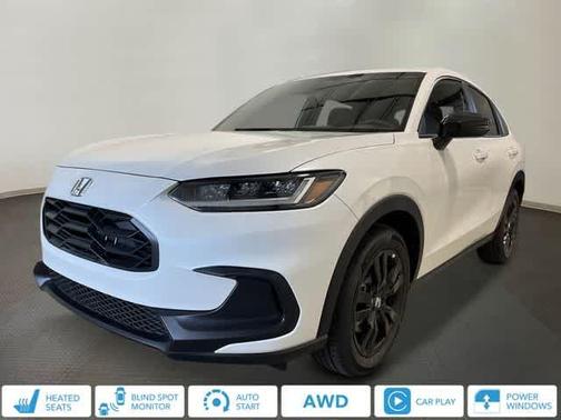 Platinum White Pearl 2026 Honda HR-V Sport