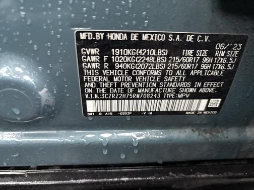 2024 Honda HR-V EX-L