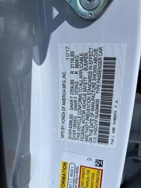 2018 Honda Accord LX