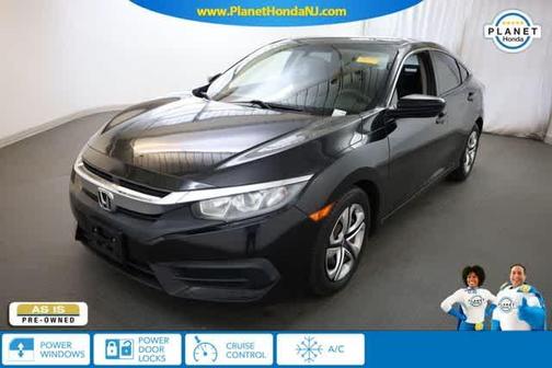 Crystal Black Pearl 2017 Honda Civic LX