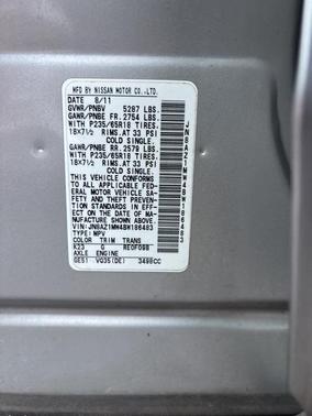 2011 Nissan Murano S