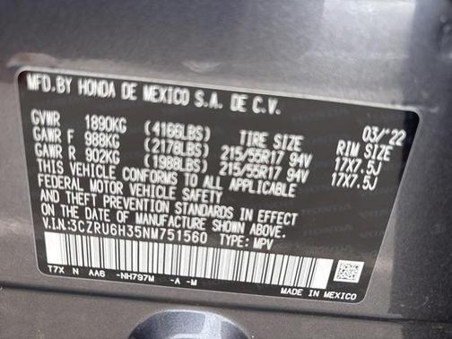 2022 Honda HR-V LX