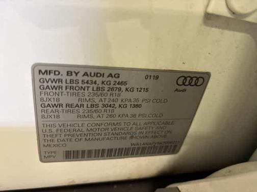 2019 Audi Q5 2.0T Premium