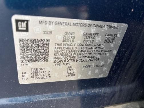 2020 Chevrolet Equinox 2LT