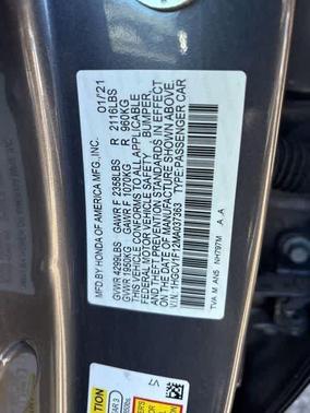 2021 Honda Accord LX 1.5T