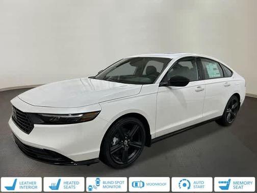 Platinum White Pearl 2026 Honda Accord Hybrid Sport-L