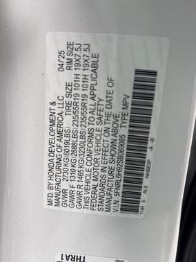 2025 Honda Odyssey Elite