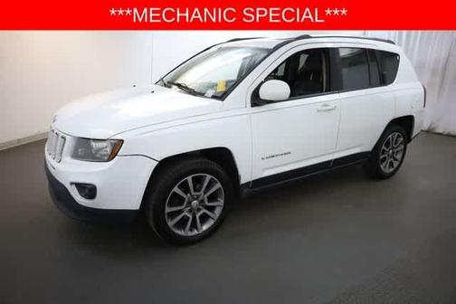 Bright White Clearcoat 2016 Jeep Compass High Altitude