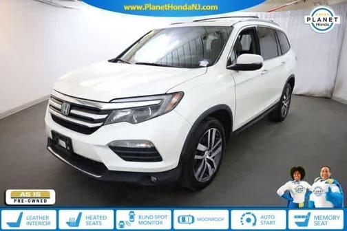 White Diamond Pearl 2016 Honda Pilot Touring