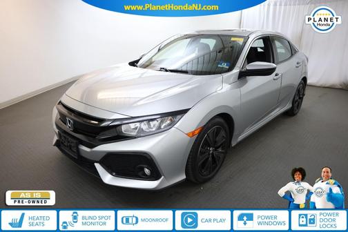 Silver 2018 Honda Civic EX