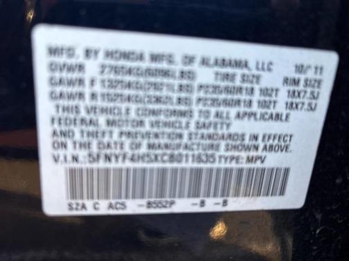 2012 Honda Pilot EX-L