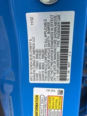 2023 Honda Civic Sport