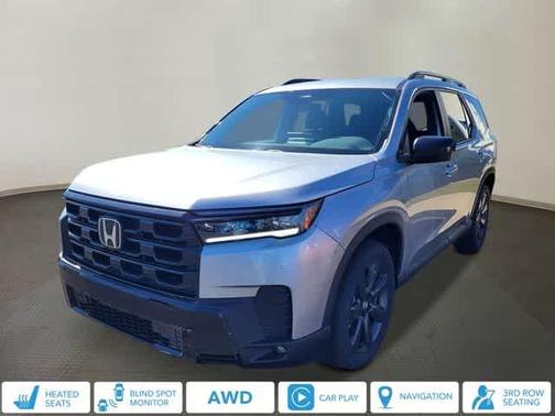 Solar Silver Metallic 2026 Honda Pilot Sport