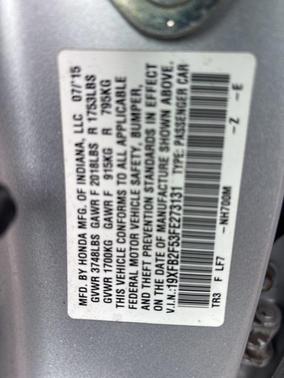 2015 Honda Civic LX