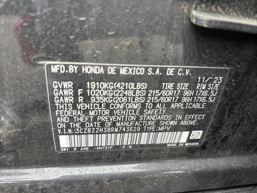 2024 Honda HR-V LX