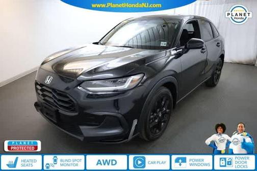 Crystal Black Pearl 2024 Honda HR-V Sport