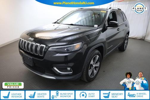 Diamond Black 2019 Jeep Cherokee Limited