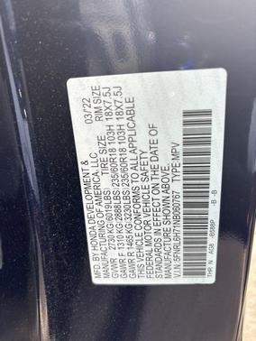 2022 Honda Odyssey EX-L