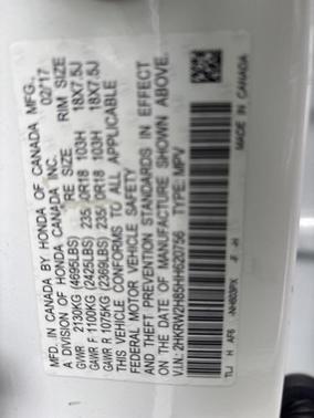 2017 Honda CR-V EX-L