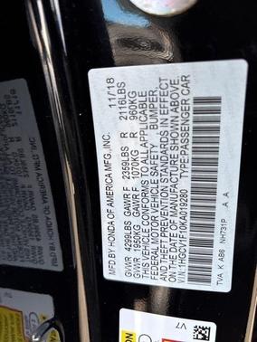 2019 Honda Accord LX