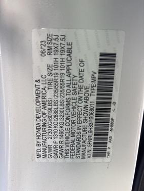 2023 Honda Odyssey Touring