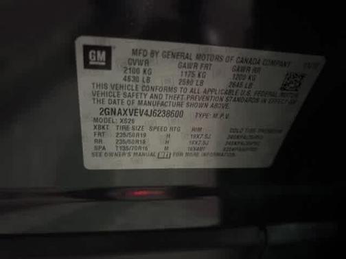 2018 Chevrolet Equinox Premier w/1LZ