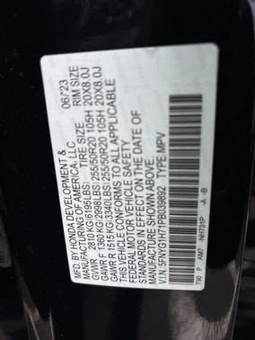 2023 Honda Pilot Touring