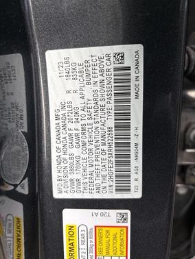 2024 Honda Civic Sport