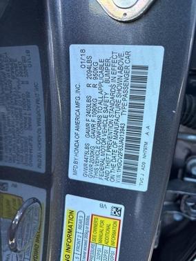 2018 Honda Accord EX-L 2.0T