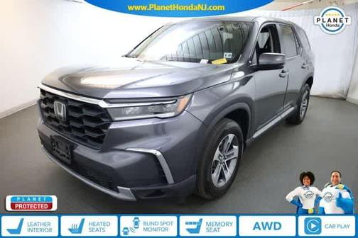 Modern Steel Metallic 2023 Honda Pilot EX-L 8-Passenger