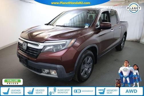 Red 2020 Honda Ridgeline RTL-E