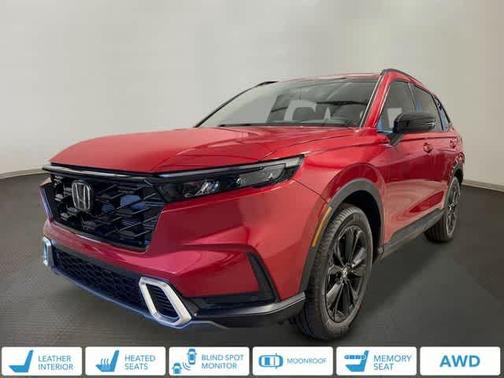 Radiant Red Metallic 2026 Honda CR-V Hybrid Sport Touring