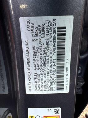 2020 Honda Accord Sport 1.5T