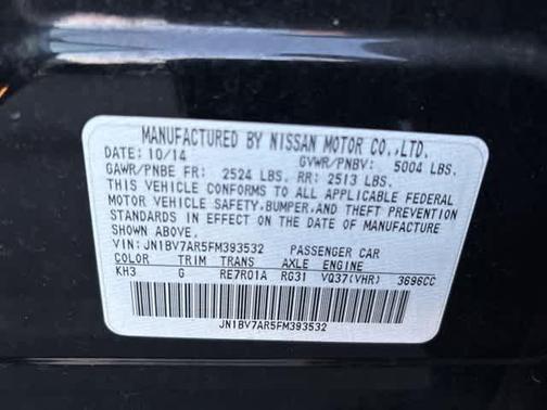 2015 INFINITI Q50 Base