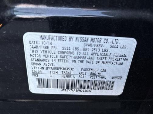 2015 INFINITI Q50 Base