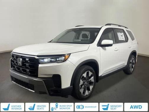 Platinum White Pearl 2026 Honda Pilot Elite