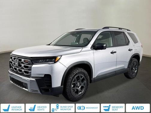 Solar Silver Metallic 2026 Honda Pilot TrailSport