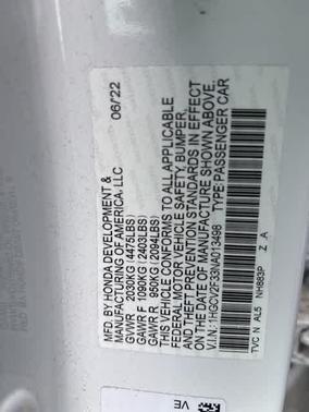 2022 Honda Accord Sport 2.0T