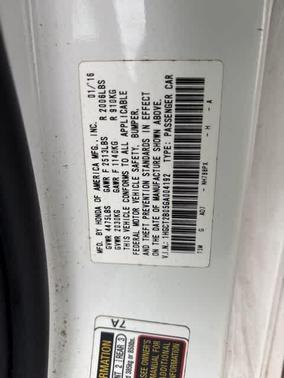 2016 Honda Accord Touring