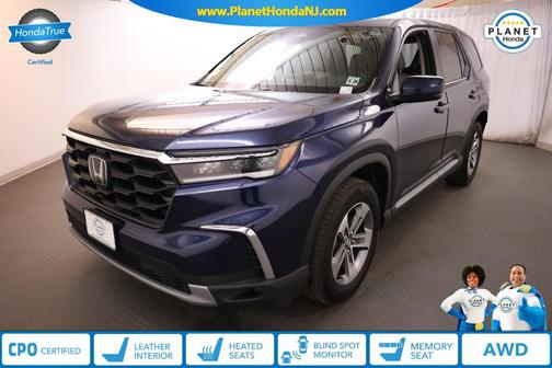 Obsidian Blue Pearl 2023 Honda Pilot EX-L 8-Passenger
