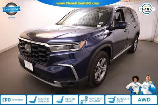 Obsidian Blue Pearl 2023 Honda Pilot EX-L 8-Passenger