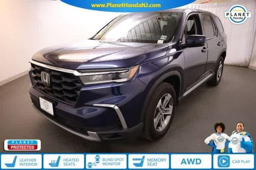 Obsidian Blue Pearl 2023 Honda Pilot EX-L 8-Passenger