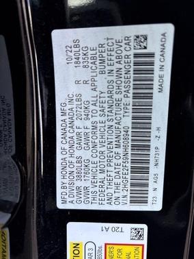 2022 Honda Civic Sport