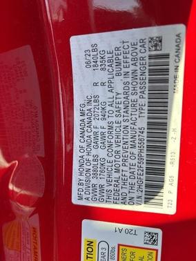 2023 Honda Civic Sport